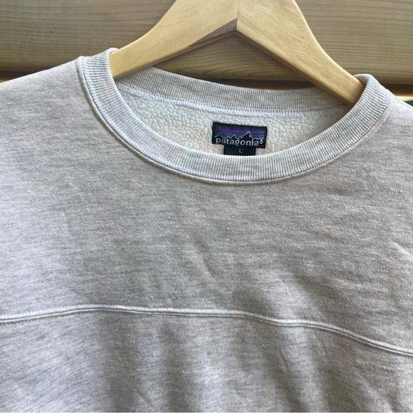 Vintage Patagonia Sherpa Lined Crewneck Sweatshirt Made in the USA - Picture 4 of 10